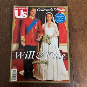 US 2011 Collector's Edition Will & Kate Royal Wedding photo album‎ magazine